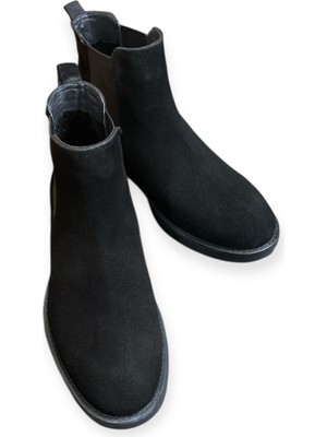 Şık Kundura Hakiki Süet Deri Içi Kürklü Özel Üretim El Işçiliği 36,37,38,39,40,41,42,43,44,45,46,47,48,49 Numara Erkek Chelsea Bot