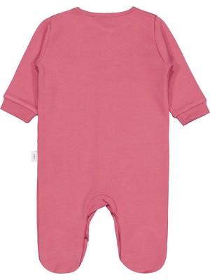Civil Baby Sımply Nıce Baskılı 1-9 Ay Tulum - Pembe 6-9 Ay