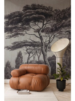 Arkhearts Silva – Doğanın Gravürlü Sessizliği | Kendinden Yapışkanlı Duvar Kağıdı