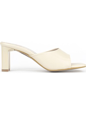 Ziya, Kadın Topuklu Terlik 161996Z326 Ten