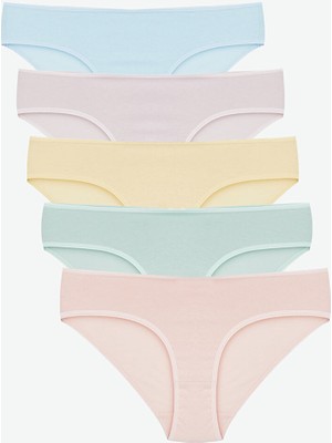 Lc Waikiki Yeni Sezon Basic Kız Çocuk Külot 5'li