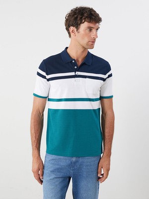 Lc Waikiki Yeni Sezon Polo Yaka Çizgili Pike Erkek Tişört