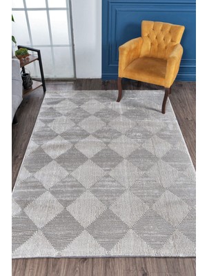 Konfor Halı Motto 4586 Bej Yumuşak Dokulu Salon Mutfak Koridor Oturma Odası Dokuma Makine Halısı