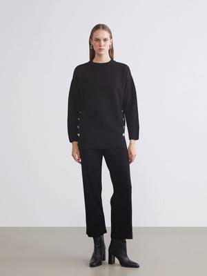 Lc Waikiki Yeni Sezon Bisiklet Yaka Oversize Kadın Triko Kazak