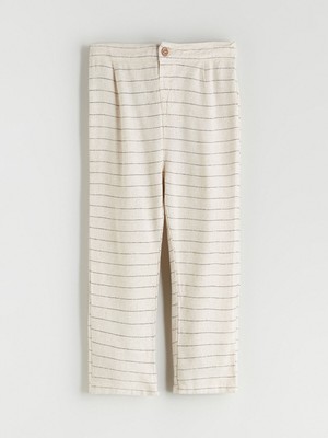 Lc Waikiki Yeni Sezon Beli Lastikli Çizgili Erkek Bebek Pantolon