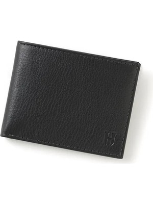 Helmbrook London Dean Erkek Gri Deri Cep Tasarım Çok Bölmeli Rfid Korumalı Cüzdan