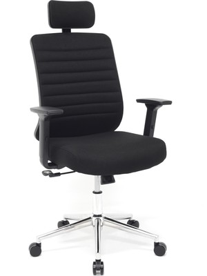 Zeon Büro Ofis Sistemleri // Comfort Plus Black Yönetici Koltuğu Ofis Çalışma Koltuğu