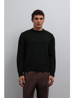 Antioch Siyah Yumuşak Dokulu Erkek Kazak