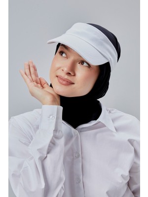 Derikem Kadın Basic Cırtcırtlı Ayarlanabilir Tenisçi Vizör Golf Şapkası Güneş Koruyucu Siperlik