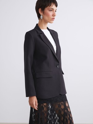 Lc Waikiki Yeni Sezon Krep Kadın Blazer Ceket