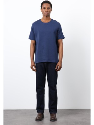 Antioch Lacivert Regular Fit Basic Erkek T-Shirt