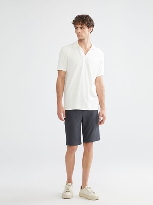 Lc Waikiki Yeni Sezon Standart Kalıp Keten Görünümlü Erkek Şort