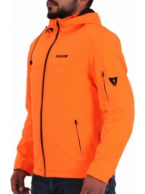 Venom Jaws Soft Shell Erkek Turuncu Motosiklet Montu Tam Koruma