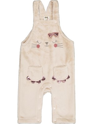 Civil Baby Kedi Nakışlı 6-18 Ay Slopet - Bej 18-24 Ay