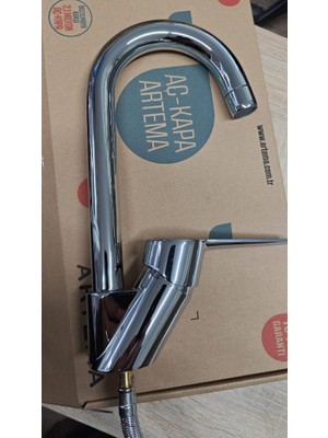 Artema A42442 Solid S Yüksek Lavabo Bataryası Döner Borulu