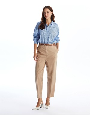 Lc Waikiki Yeni Sezon Beli Kemerli Havuç Kesim Kadın Pantolon