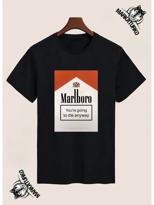 MarkaTurko Marlboro Özel Tasarım Baskılı Tshirt