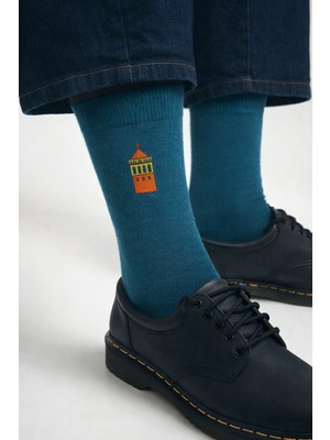 Erkek Istanbul Soket Çorap Mavi