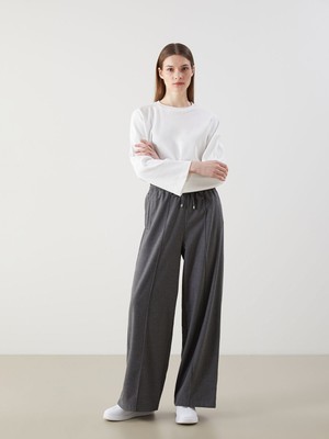 Lc Waikiki Yeni Sezon Beli Lastikli Geniş Paça Kadın Pantolon