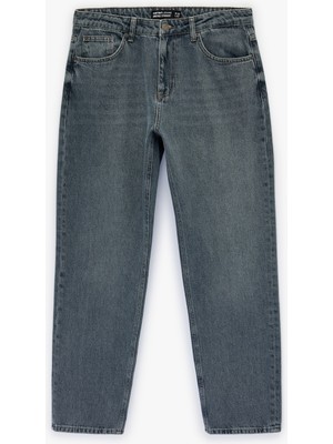 Koton Pamuklu Normal Bel Vintage Straight Fit Jean Pantolon