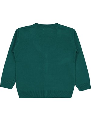 Civil Boys Basic Triko 2-5 Yaş Hırka - Yeşil 3-4 Yaş