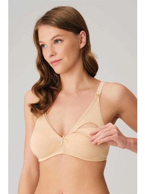 Beruflic  Pamuklu Balensiz Lohusa Önden Açılan Emzirme Sütyeni