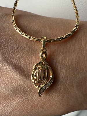 Allah Yazılı Kolye Ucu