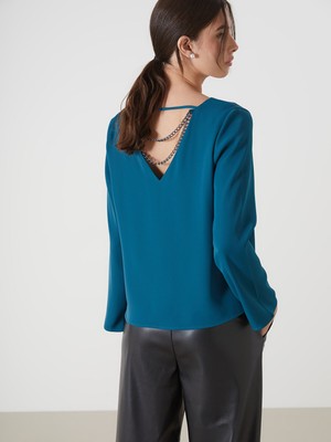 Lc Waikiki Yeni Sezon V Yaka Kadın Bluz