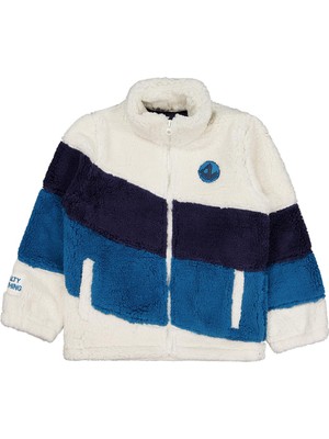 Civil Boys Oval Parçalı Welsof 6-9 Yaş Hırka - Ekru 8-9 Yaş