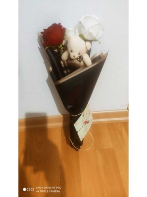 Mynil Marteniçka Ayıcıklı Güllü Dilek Buketi