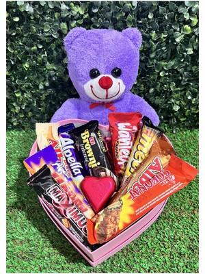 Mynil Kalp Kutuda Sevilen Lezzetler ve Mor Ayıcık Sevgiliye