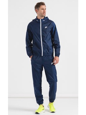 Nike Sportswear Club Lined Woven Men's Track Suit Erkek Dokuma Eşofman Takımı Lacivert