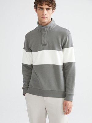 Lc Waikiki Yeni Sezon Dik Yaka Erkek Sweatshirt