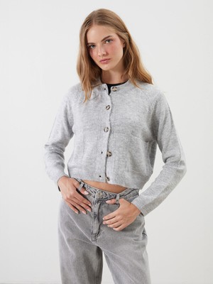 Lc Waikiki Yeni Sezon Bisiklet Yaka Kadın Triko Hırka