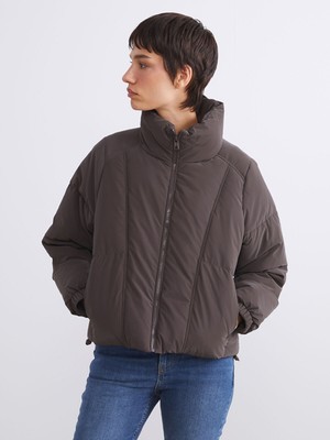 Lc Waikiki Yeni Sezon Dik Yaka Oversize Kadın Şişme Mont