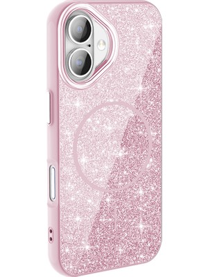 Gaappy Eksa Apple iPhone 16 Plus Pembe Kılıf