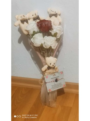 Mynil Marteniçka Dilek Buketi Ayıcıklı ve Güllü