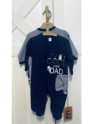 Minisse Cool Baskılı Ve Çizgili Tulum 2’li