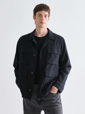 Lc Waikiki Yeni Sezon Standart Kalıp Gömlek Yaka Erkek Mont