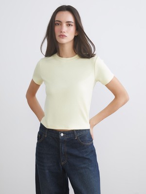 Lc Waikiki Yeni Sezon Bisiklet Yaka Kadın Tişört