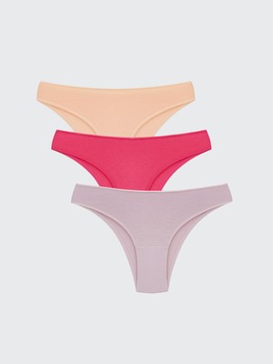 Lc Waikiki Yeni Sezon Düz Brazilian Külot 3'lü