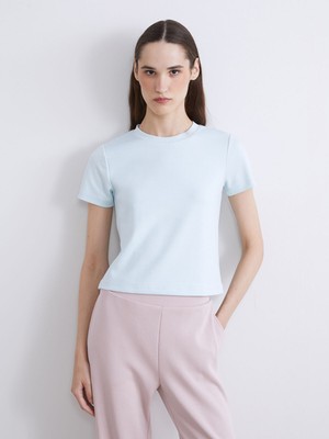 Lc Waikiki Yeni Sezon Bisiklet Yaka Kadın Tişört