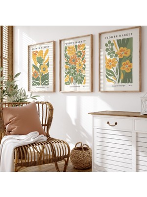 Pam Studio Matisse ve Picasso Poster Seti | Soyut Sanat Çizimleri | Modern 3’lü Tablo Duvar Dekoru