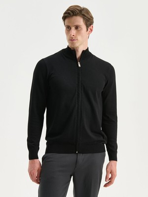 Lc Waikiki Yeni Sezon Standart Kalıp Dik Yaka Erkek Triko Hırka