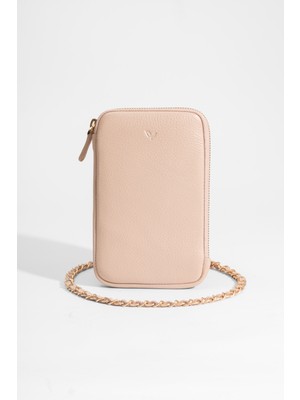 Daphmin Laurel Plus - Hakiki Deri Büyük Boy Telefon Çantası