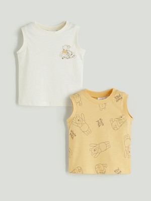Lc Waikiki Yeni Sezon Winnie The Pooh Baskılı Erkek Bebek Atlet 2'li