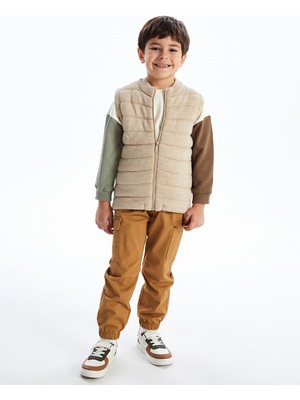 Lc Waikiki Yeni Sezon Bisiklet Yaka Erkek Çocuk Fermuarlı Yelek