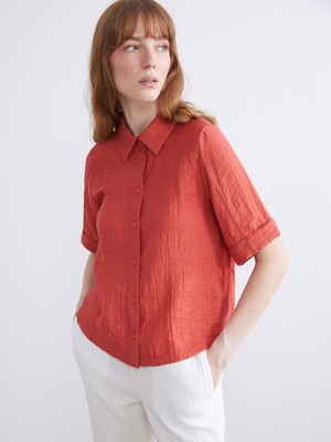 Lc Waikiki Yeni Sezon Dokulu Kadın Gömlek