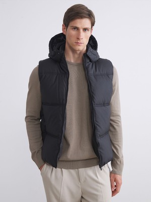 Lc Waikiki Yeni Sezon Standart Kalıp Kapüşonlu Erkek Şişme Yelek