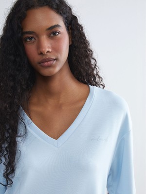 Lc Waikiki Yeni Sezon V Yaka Kadın Tişört